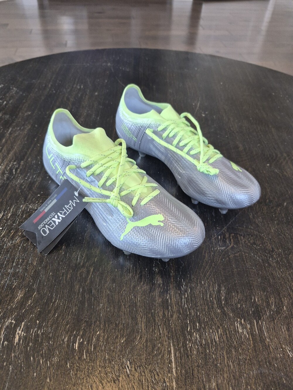 Women's Puma Ultra 1.4 FG/AG "Green Silver"Soccer Cleat